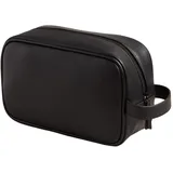 Ted Baker Waydee House Check PU Washbag, Necessaire, Schwarz