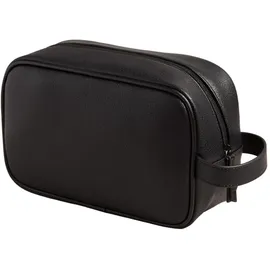 Ted Baker Waydee House Check PU Washbag, Necessaire, Schwarz