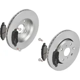 F.Becker_Line Bremsensatz, Bremsbeläge belüftet Vorne (13810005) für TOYOTA Aygo-