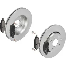 F.Becker_Line Bremsensatz, Bremsbeläge belüftet Vorne (13810005) für TOYOTA Aygo-