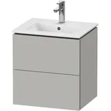 Duravit L-Cube Waschtischunterschrank, 2 Schubkästen, wandhängend, Compact, mit Auszügen 52x42,1 cm