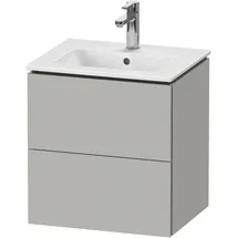Duravit L-Cube Waschtischunterschrank, 2 Schubkästen, wandhängend, Compact, mit Auszügen 52x42,1 cm