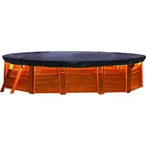 Quick Star Solarplane Pool Oval Planenmaß 700x440cm für Pools 625x360 cm Winterabdeckplane Poolabdeckung 200g/m3 Schwarz