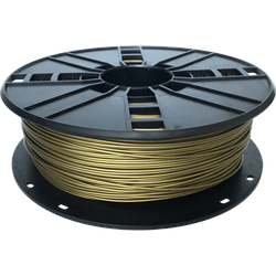 WhiteBOX 3D-Filament  bronzefarben mit 10 Prozent Metall 1.75mm 1000g Spule