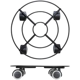 Wagner Pflanzenroller Draht mattschwarz Ø 30 cm