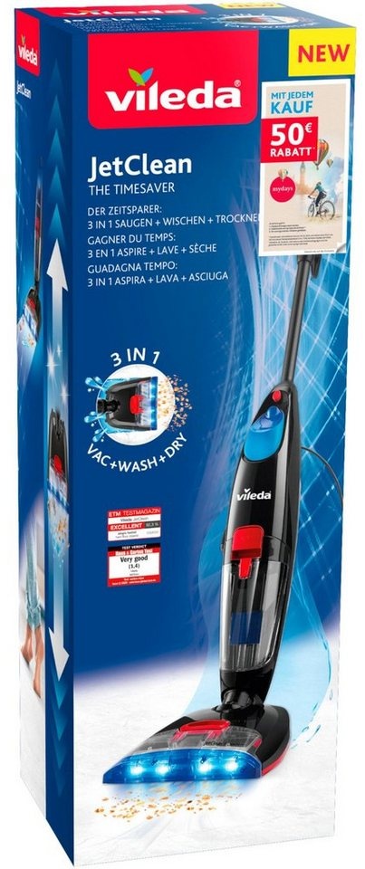 Preisvergleich Produktbild Vileda Bodenstaubsauger JetClean mydays, 400 W schwarz