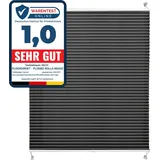 casa pura Plissee Magic 110 x 100 cm schwarz