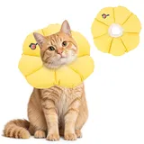 Halskrause Katze, Leckschutz Katze, Schutzkragen Weich Wiederherstellung Halskrausen Kleine Katzen Hund Nach Operation Und Verletzungen Für Welpen M Größen
