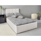 Westfalia Schlafkomfort Polsterbett, inkl. Bettkasten bei Ausführung mit Matratze, in 2 Höhen, weiß , 85570625-0 Kunstleder Komforthöhe,