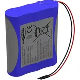 Ansmann 3S1P Akkupack 3x 18650 Kabel Li-Ion 10.8V 2600 mAh