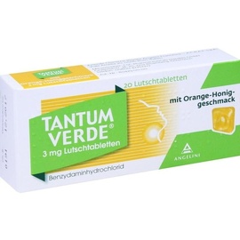 Angelini Pharma Deutschland GmbH Tantum Verde 3 mg Lutschtabletten Orange-Honiggeschmack