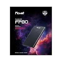 Fikwot FP80 Externe SSD 500GB Portable SSD USB-C 3.2 Gen2, bis zu 2050MB/s, Tragbare Externe Festplatte SSD für iPhone 15/16 Pro Max, PS5/PS4(Pro), Android, Xbox, Mac, PC