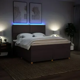 vidaXL Boxspringbett 180 x 200 cm Braun