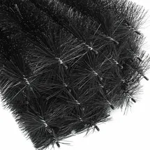 Wiltec 24 m Dachrinnenbürste 20x120 cm Ø 10,5 cm zum Laubschutz, Marderschutz, Vogelschutz, 20 Stück Dachrinnenraupe