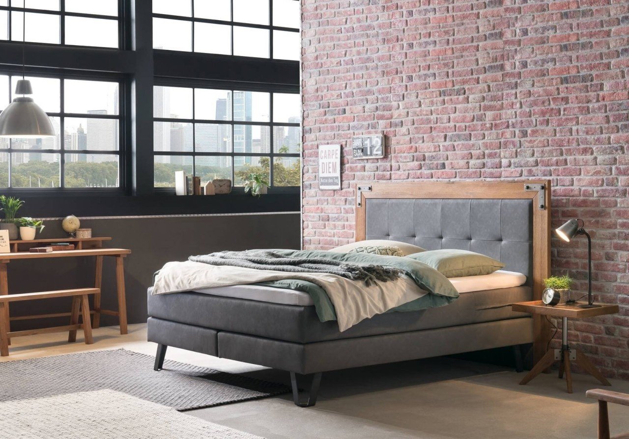 Hasena Oakland Boxspringbett industrial Style