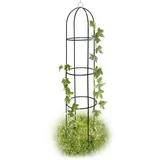 Relaxdays Rankobelisk 190 x 0 x 0 cm Grün