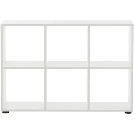 MÖBELPARTNER Winkelschreibtisch Serie 500 Weiß