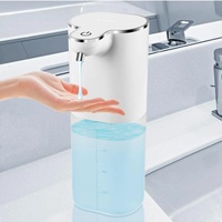 Seifenspender Automatisch: IPX5 Wasserdicht Elektrischer Seifenspender mit Sensor, 400ml Automatischer Seifenspender Wandmontage, USB Wiederaufladbar, Seifenspender Elektrisch für Badezimmer, Küche