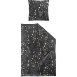 IRISETTE Koala Floral Grau 135 x 200 cm + 80 x 80 cm