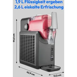 Medion Life Slush-Eismaschine MD12090 Grau 2,6 l
