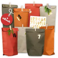 Amari befüllbarer Adventskalender AMARI® Adventskalender Tüten zum Befüllen mit Klammern