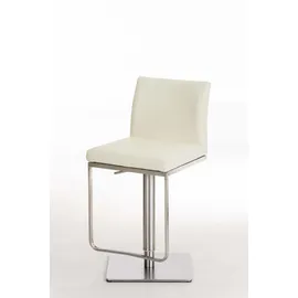 CLP 2er Set Barhocker Panama Kunstlederbezug I Höhenverstellbarer Barstuhl I Thekenhocker Mit Lehne Und Fußstütze