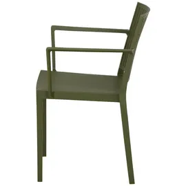 Siena Garden Urban Lights Stapelsessel 57 x 56 x 80 cm olive 10 St.