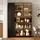 modfu Vitrine 110 x 35 x 160 cm Schwarz