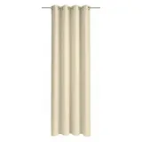 Wirth Dim out Vorhang Ösen 145 x 220 cm beige