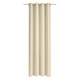 Wirth Dim out Vorhang Ösen 145 x 220 cm beige