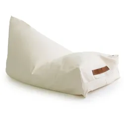 Nobodinoz - Oasis Kinder-Sitzsack, 109 x 53 cm, natur