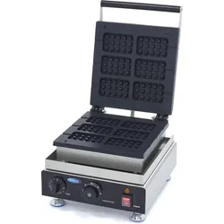 Maxima Gastro Waffelmacher - 6 Waffeln - Belgier auf Stöcken