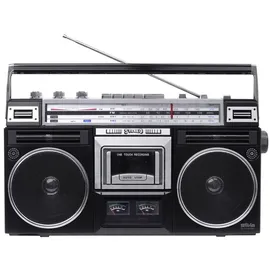 Silva Schneider PCR 1980 Kassettenradio UKW, MW, KW Kassette, Bluetooth®, USB, UKW, MW, KW Aufnahmefunktion, Inkl. Mikrofon Schwarz