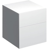GEBERIT Xeno 2 Seitenschrank 500.504., 450x510x462mm, 2 Schubladen Farbe: Weiß Hochglanz Lack