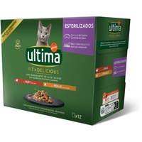 Ultima Nassfutter für Katzen Multipack Huhn & Rind Katzenfutter