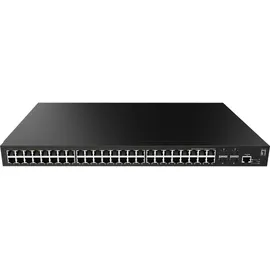 LevelOne GEL-5271 52-Port L2+ Gigabit Switch - Black