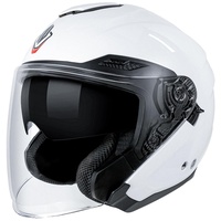 NENKI Jethelme Halbhelme Rollerhelm Sturzhelm Chopper Helm,Motorradhelm ECE 22.06 mit Doppelvisier Sonnenblende für Damen Herren Erwachsene