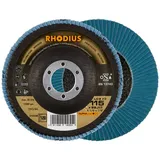 RHODIUS ALPHAline LGZ F3 Fächerschleifscheibe 115 x 22,23 mm K120