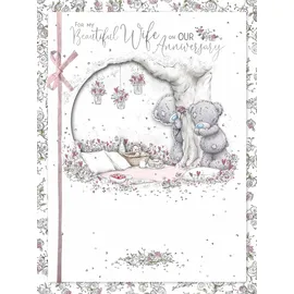 me to you tatty teddy ABL01016 Karte zum Hochzeitstag, handgefertigt, mit Schachtel, offizielle Kollektion