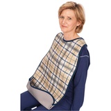 Suprima Schürze Lätzchen 90 x 46 cm, Unisex-Erwachsene Blau Kariert