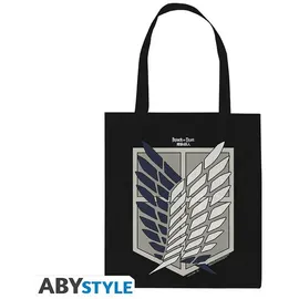 ABYstyle Scout Badge Tote-Bag Baumwolle Black