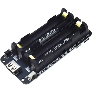 1/2/4 Halter 18650 Shield V9 18650 Modul Micro USB Type-C Erweiterungsboard Modul mit Kabel 5V/3A 3V/1A ESP-8266 ESP32 (2-Wege)