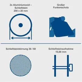 SCHEPPACH SM200L Doppelschleifer