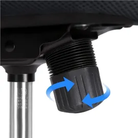 Yaheetech Chefsessel Kunststoff Dunkelgrau