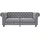 dorel home Schlafcouch Kunstleder 3-Sitzer Grau