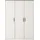 Home Affaire Drehtürenschrank LiLLE 138 x 193 x 51 cm Weiß