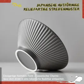 JIWOO Schüssel Schwarz 4-tlg.