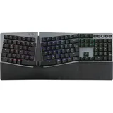 Perixx PERIBOARD-835 BR DE kabellose RGB-beleuchtete ergo mechanische Tastatur