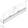 Vogel's PFB 3411 Interfaceleiste 1175 mm Silber