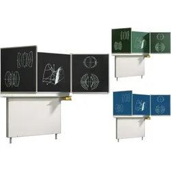 Wandtafel Schultafel aus Premium Stahlemaille, Serie ME